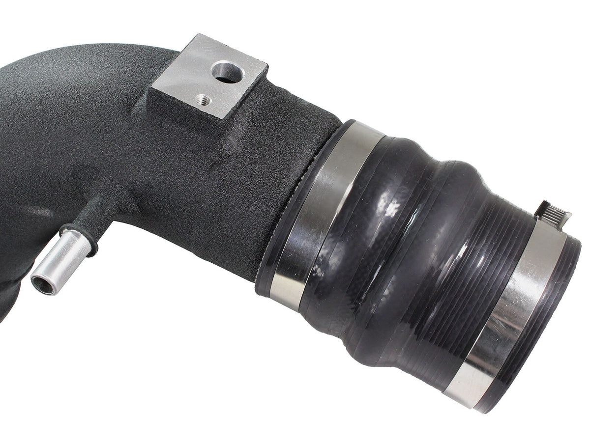 BladeRunner 3 Inch Aluminum Cold Charge Pipe Black Ford F-150 15-19 V6-2.7L (tt) aFe Power-3
