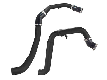 BladeRunner 2 Inch to 2-1/2 Inch Aluminum Hot Charge Pipe Black Ford F-150 15-19 V6-3.5L (tt) aFe Power-1