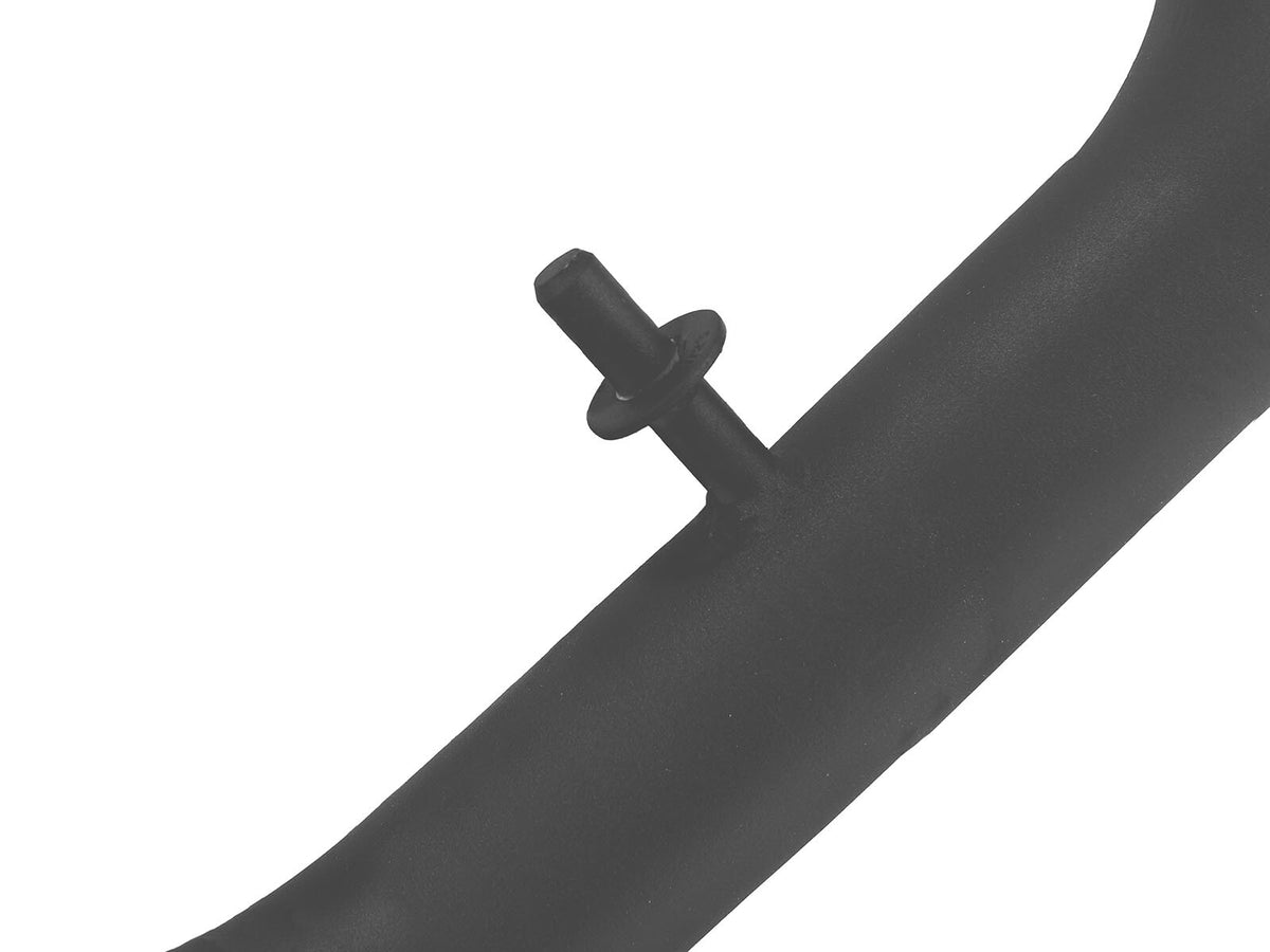 BladeRunner 2 Inch to 2-1/2 Inch Aluminum Hot Charge Pipe Black Ford F-150 15-19 V6-3.5L (tt) aFe Power-3