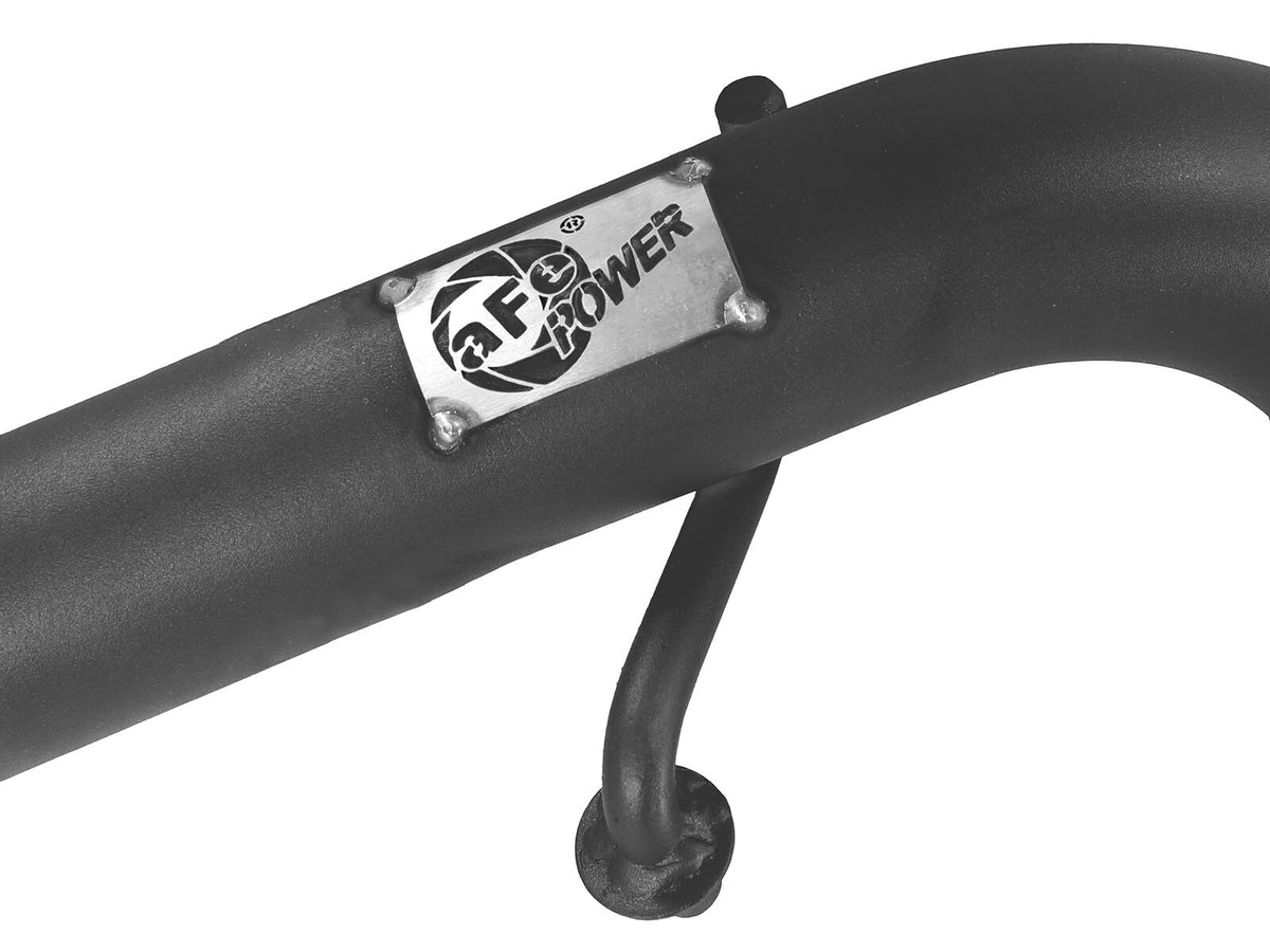 BladeRunner 2 Inch to 2-1/2 Inch Aluminum Hot Charge Pipe Black Ford F-150 15-19 V6-3.5L (tt) aFe Power-6