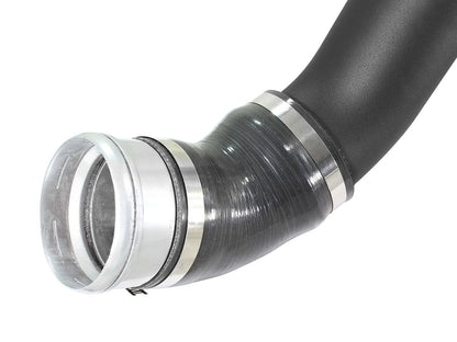 BladeRunner 3-1/2 Inch to 3 Inch Aluminum Cold Charge Pipe Black Ford F-150 15-19 V6-3.5L (tt) aFe Power-4