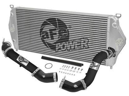 BladeRunner GT Series Intercooler Kit w/ Tubes Black Nissan Titan Xd 16-19 V8-5.0L (td) aFe Power