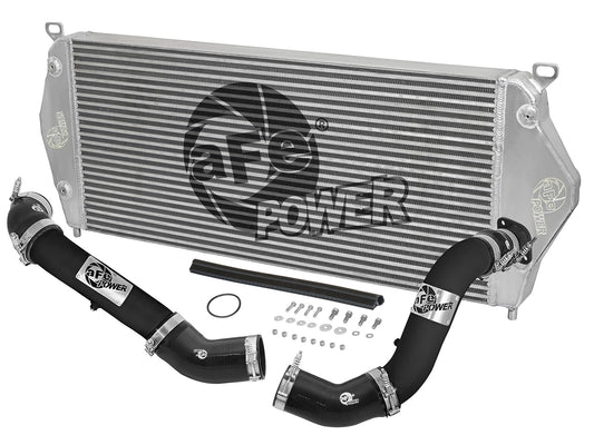 BladeRunner GT Series Intercooler Kit w/ Tubes Black Nissan Titan Xd 16-19 V8-5.0L (td) aFe Power