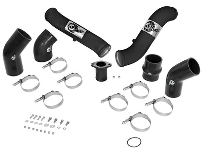 BladeRunner GT Series Intercooler Kit w/ Tubes Black Nissan Titan Xd 16-19 V8-5.0L (td) aFe Power-7