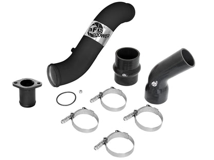 BladeRunner 3 Inch Aluminum Hot Charge Pipe Black Nissan Titan Xd 16-19 V8-5.0L (td) aFe Power-4
