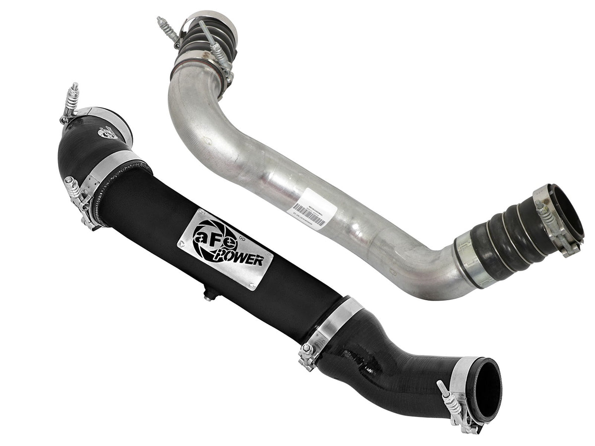 BladeRunner 3 Inch Aluminum Cold Charge Pipe Black Nissan Titan Xd 16-19 V8-5.0L (td) aFe Power-3