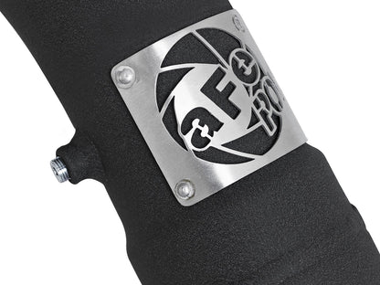BladeRunner 3-1/2 Inch to 3 Inch Aluminum Cold Charge Pipe Black Ford F-150 Raptor 17-19 V6-3.5L (tt) aFe Power-2