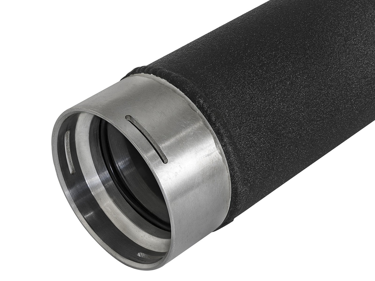 BladeRunner 3 Inch Aluminum Hot and Cold Charge Pipe Kit Black Ford Diesel Trucks 17-22 V8-6.7L (td) aFe Power-5