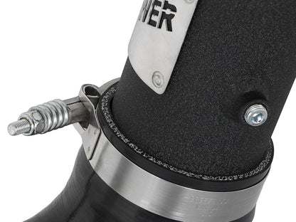 BladeRunner 3 Inch Aluminum Hot and Cold Charge Pipe Kit Black Ford Diesel Trucks 17-22 V8-6.7L (td) aFe Power-6