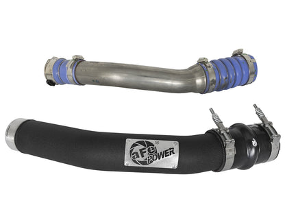 BladeRunner 3 Inch Aluminum Hot Charge Pipe Black Ford Diesel Trucks 17-22 V8-6.7L (td) aFe Power-2