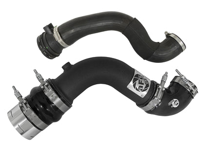 BladeRunner 3 Inch Aluminum Cold Charge Pipe Black Ford Diesel Trucks 17-22 V8-6.7L (td) aFe Power-2