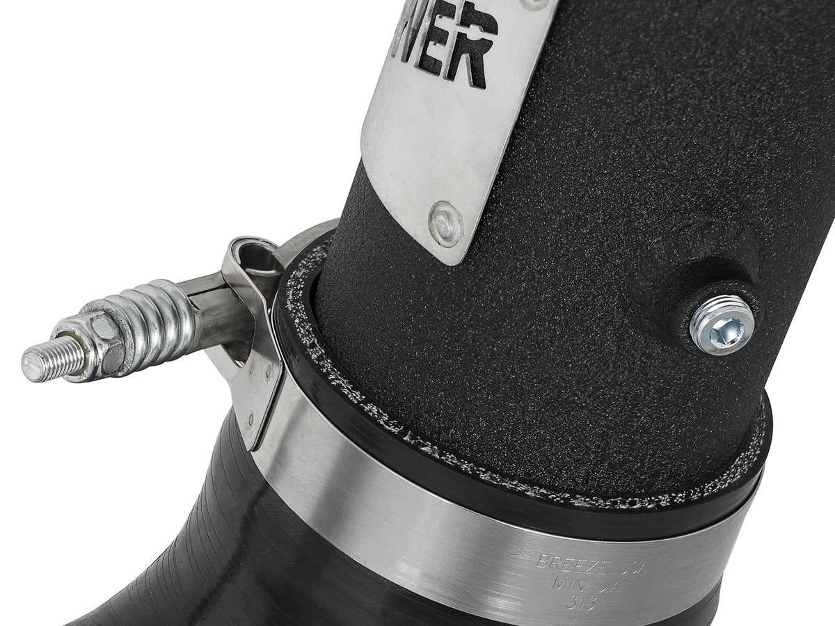 BladeRunner 3 Inch Aluminum Cold Charge Pipe Black Ford Diesel Trucks 17-22 V8-6.7L (td) aFe Power-4