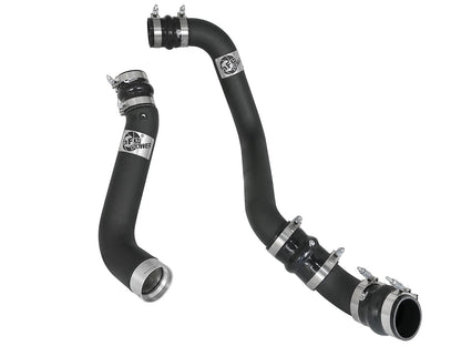BladeRunner 3 Inch & 3-1/2 Inch Aluminum Hot and Cold Charge Pipe Kit Black GM Diesel Trucks 17-19 V8-6.6L (td) L5P aFe Power