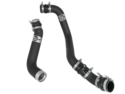 BladeRunner 3 Inch & 3-1/2 Inch Aluminum Hot and Cold Charge Pipe Kit Black GM Diesel Trucks 17-19 V8-6.6L (td) L5P aFe Power