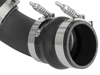 BladeRunner 3 Inch & 3-1/2 Inch Aluminum Hot and Cold Charge Pipe Kit Black GM Diesel Trucks 17-19 V8-6.6L (td) L5P aFe Power-2