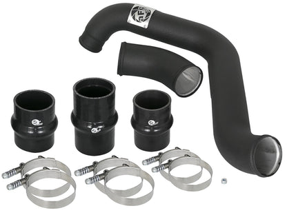 BladeRunner 3 Inch Aluminum Hot Charge Pipe Black GM Diesel Trucks 17-19 V8-6.6L (td) L5P aFe Power-4