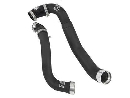 BladeRunner 3-1/2 Inch to 3 Inch Aluminum Cold Charge Pipe Black Ford F-150 18-19 V6-3.0L (td) aFe Power
