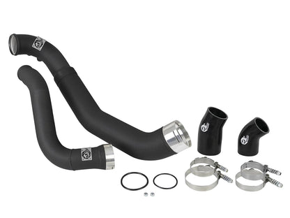 BladeRunner 3-1/2 Inch to 3 Inch Aluminum Cold Charge Pipe Black Ford F-150 18-19 V6-3.0L (td) aFe Power-4