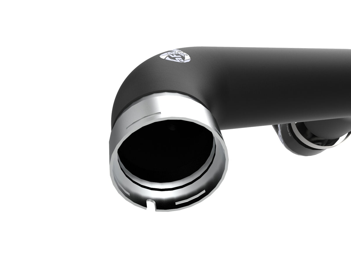 BladeRunner 2-1/2 Inch to 3 Inch Aluminum Hot and Cold Charge Pipe Kit Black GM Silverado/Sierra 1500 19-26 L4-2.7L (t) aFe Power-3