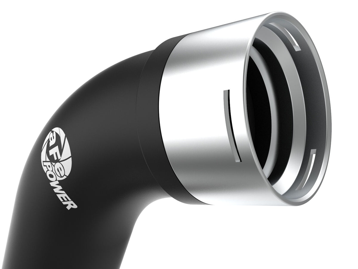 BladeRunner 3 Inch Aluminum Hot and Cold Charge Pipe Kit Black Jeep Wrangler (Jl) 20-23 V6-3.0L (td) EcoDiesel aFe Power-2