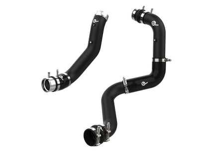 BladeRunner 3 Inch Aluminum Hot and Cold Charge Pipe Kit Black GM Diesel Trucks 20-23 V8-6.6L (td) L5P aFe Power