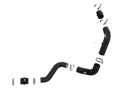 BladeRunner 3 Inch Aluminum Hot Charge Pipe Black GM Diesel Trucks 20-26 V8-6.6L (td) aFe Power-1