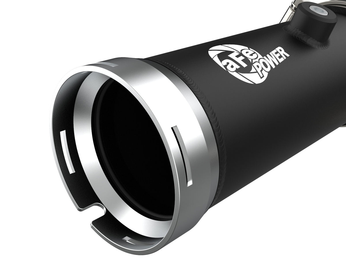 BladeRunner 3 Inch & 3-1/2 Inch Aluminum Hot and Cold Charge Pipe Kit Black GM Trucks/SUVs 20-26 L6-3.0L (td) LM2/LZ0 aFe Power-3