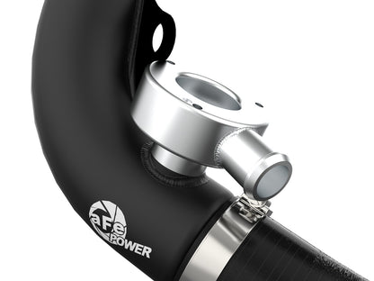 BladeRunner 2-1/2 Inch Aluminum Hot Charge Pipe Black Jeep Wrangler (Jl) 18-23 L4-2.0L (t) aFe Power-3