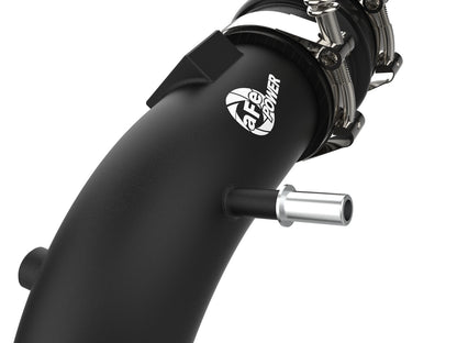 BladeRunner Aluminum Hot and Cold Charge Pipe Kit Black Ford F-150 21-24 V6-2.7L (tt) aFe Power-2
