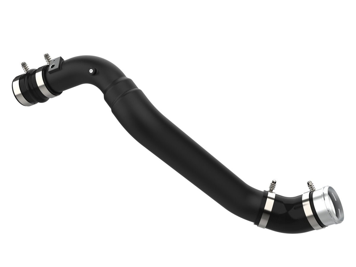 BladeRunner 3-1/2 Inch to 2-3/4 Inch Aluminum Cold Charge Pipe Black Ford F-150 21-26 V6-2.7L (tt) aFe Power-4