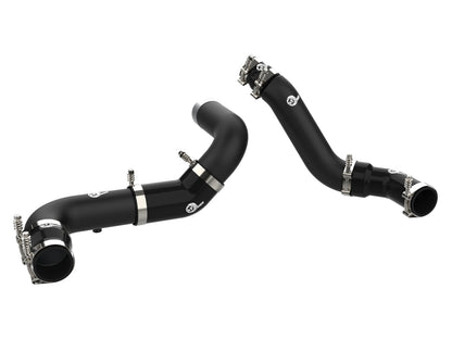 BladeRunner 2-1/2 Inch & 3 Inch Aluminum Hot and Cold Charge Pipe Kit Black Ram 1500 16-19 V6-3.0L (td) aFe Power