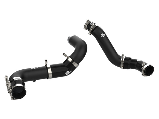 BladeRunner 2-1/2 Inch & 3 Inch Aluminum Hot and Cold Charge Pipe Kit Black Ram 1500 16-19 V6-3.0L (td) aFe Power