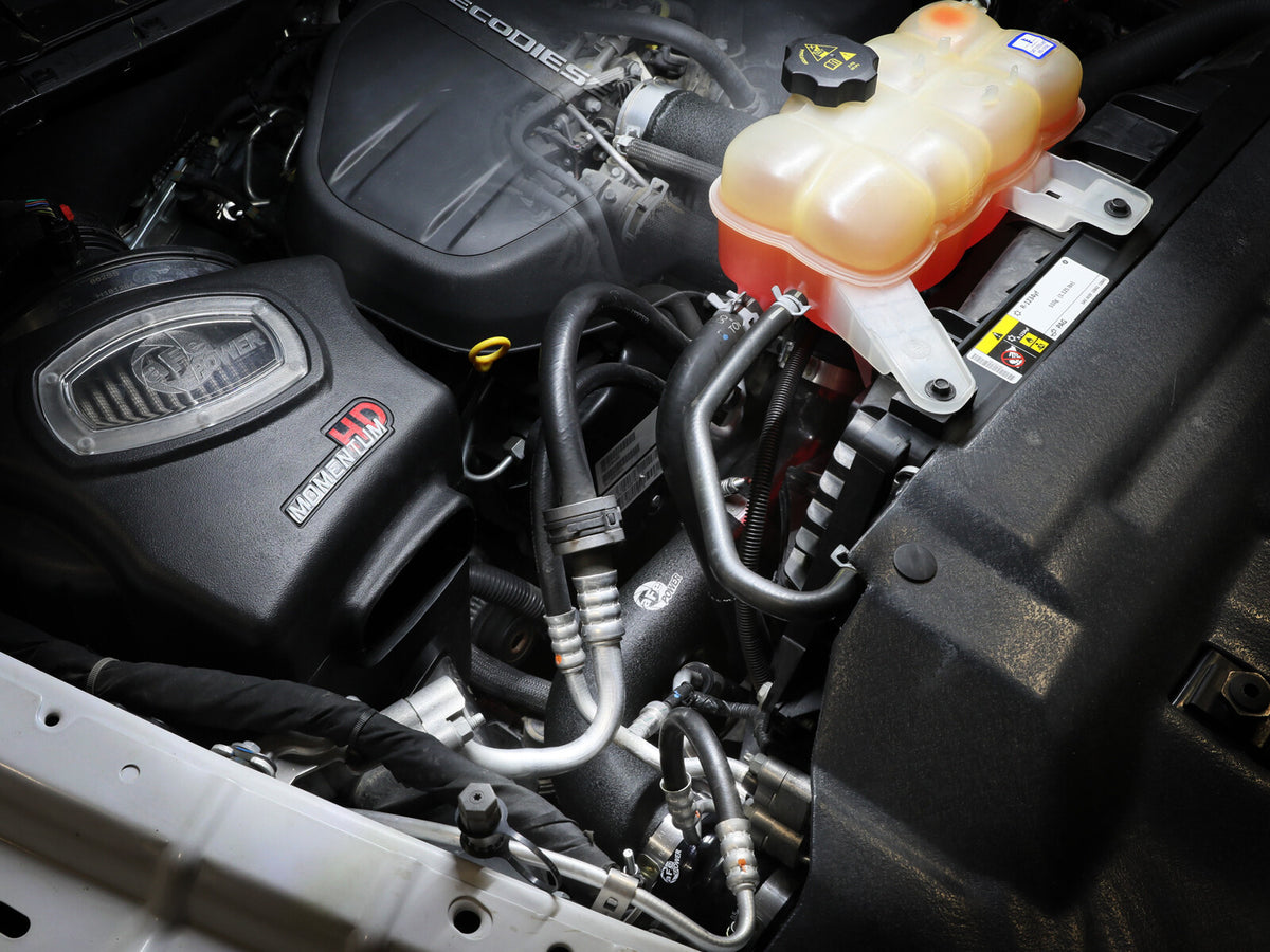 BladeRunner 2-1/2 Inch & 3 Inch Aluminum Hot and Cold Charge Pipe Kit Black Ram 1500 16-19 V6-3.0L (td) aFe Power-6