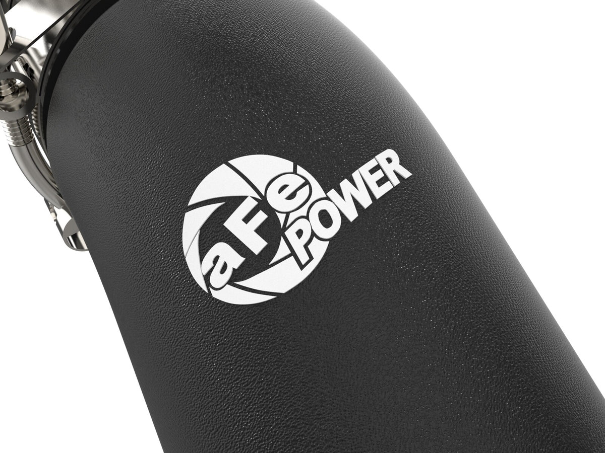 BladeRunner 2-1/2 Inch & 3 Inch Aluminum Hot Charge Pipe Black Ram 1500 16-19 V6-3.0L (td) aFe Power-2
