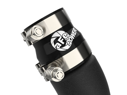 BladeRunner 2-1/2 Inch & 3 Inch Aluminum Hot Charge Pipe Black Ram 1500 16-19 V6-3.0L (td) aFe Power-4