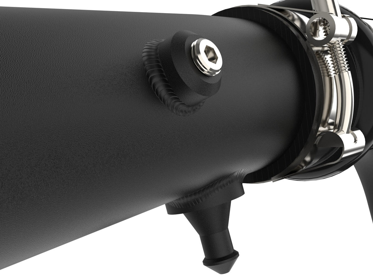 BladeRunner 3 Inch Aluminum Hot and Cold Charge Pipe Kit Black Ford F-150/Raptor 21-26 V6-3.5L (tt) aFe Power-4