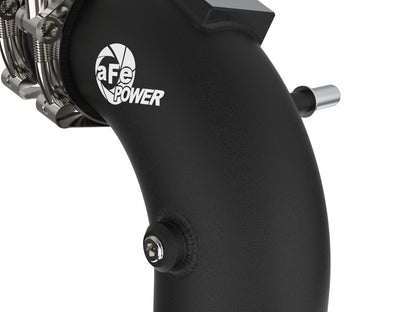 BladeRunner 3 Inch Aluminum Hot and Cold Charge Pipe Kit Black Ford F-150/Raptor 21-26 V6-3.5L (tt) aFe Power-6