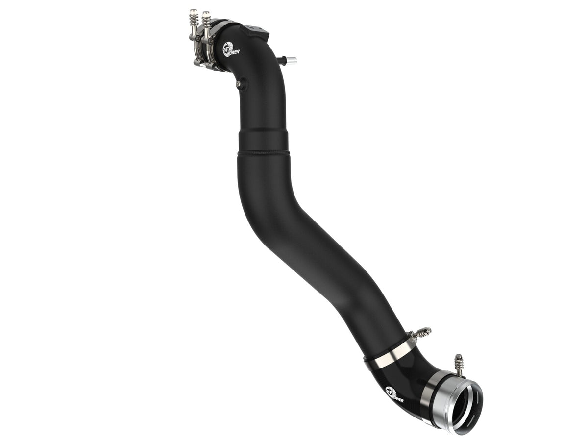 BladeRunner 3 Inch Aluminum Cold Charge Pipe Black Ford F-150/Raptor 21-26 V6-3.5L (tt) aFe Power