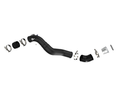 BladeRunner 3 Inch Aluminum Cold Charge Pipe Black Ford F-150/Raptor 21-26 V6-3.5L (tt) aFe Power-1