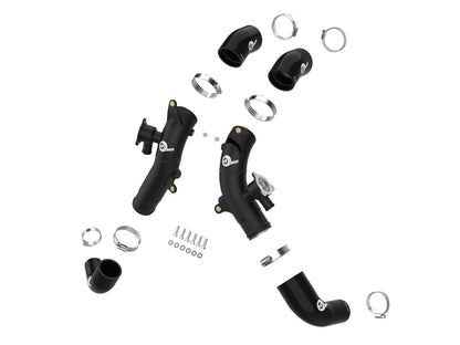 BladeRunner 2-1/2 Inch Aluminum Hot Charge Pipe Black Toyota Tundra 22-26 V6-3.4L (tt) aFe Power-1