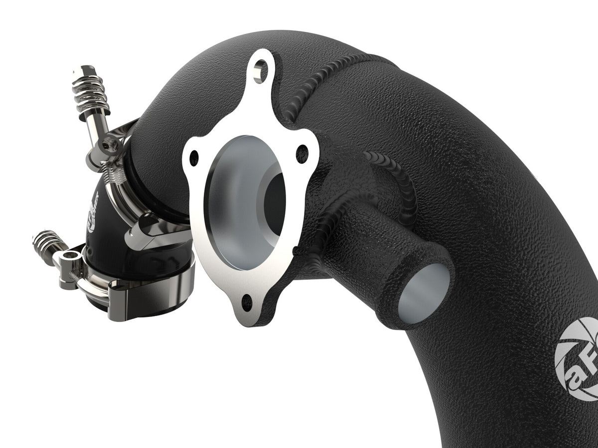 BladeRunner 3 Inch Aluminum Hot and Cold Charge Pipe Kit Black Ford Bronco 21-24/Ranger 2024 L4-2.3L (t) aFe Power-2