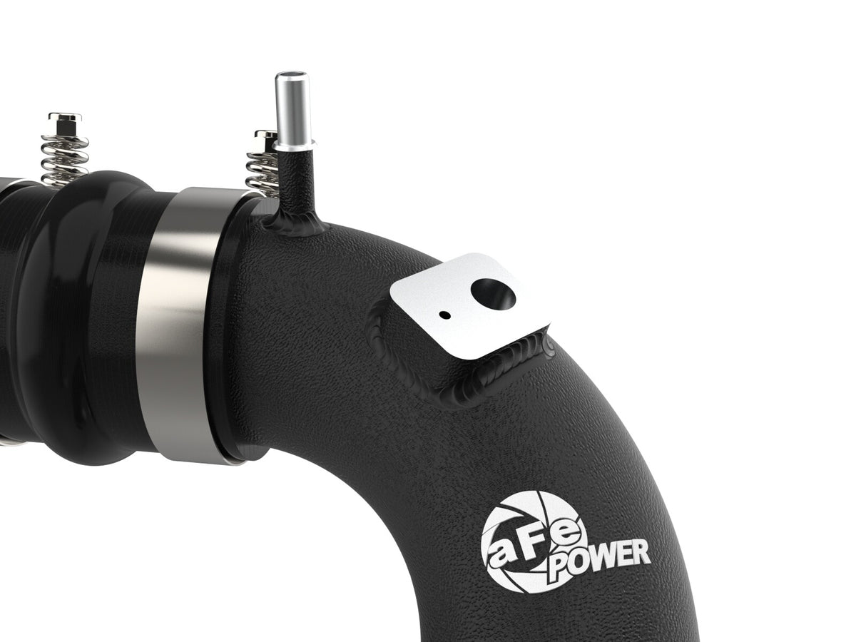 BladeRunner 3 Inch Aluminum Hot and Cold Charge Pipe Kit Black Ford Bronco 21-24/Ranger 2024 L4-2.3L (t) aFe Power-3