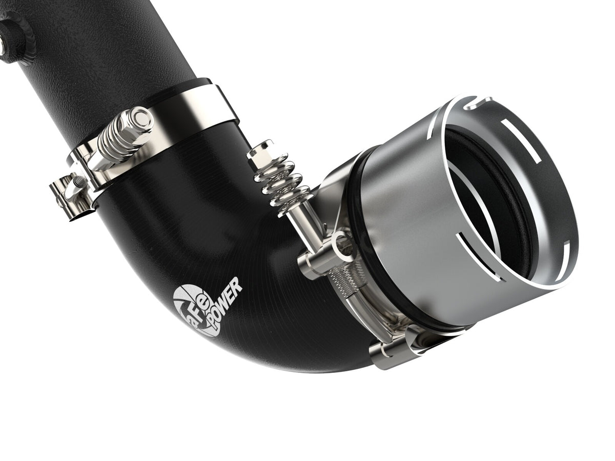BladeRunner 3 Inch Aluminum Hot and Cold Charge Pipe Kit Black Ford Bronco 21-24/Ranger 2024 L4-2.3L (t) aFe Power-4