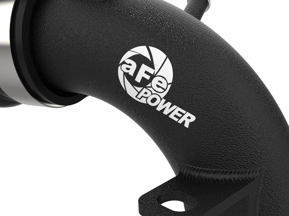 BladeRunner 2-1/4 Inch & 2-3/4 Inch Aluminum Hot and Cold Charge Pipe Kit Black Ford Bronco 21-26 V6-2.7L (tt) aFe Power-2