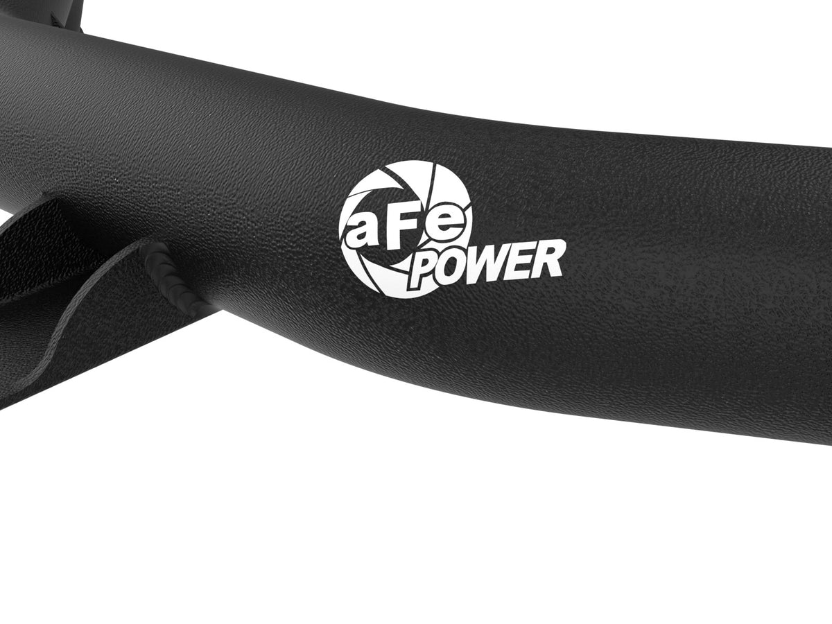 BladeRunner 2-1/4 Inch & 2-1/2 Inch Aluminum Hot Charge Pipe Black Ford Bronco 21-26 V6-2.7L (tt) aFe Power-2