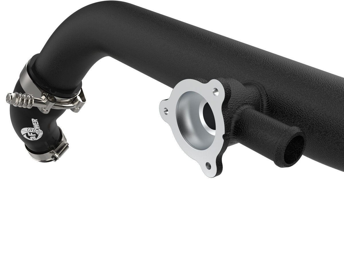 BladeRunner 2-1/4 Inch & 2-1/2 Inch Aluminum Hot Charge Pipe Black Ford Bronco 21-26 V6-2.7L (tt) aFe Power-3