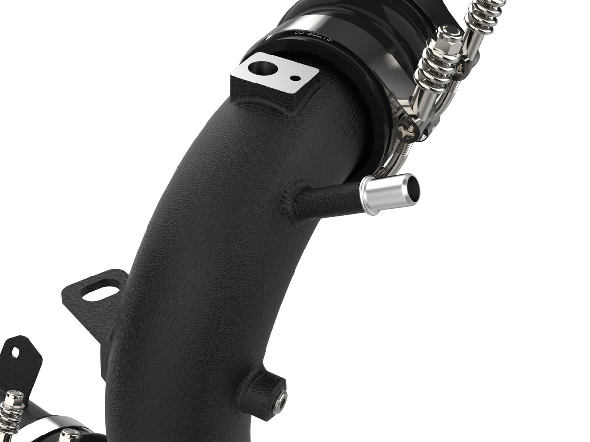 BladeRunner 2-3/4 Inch Aluminum Cold Charge Pipe Black Ford Bronco 21-26 V6-2.7L (tt) aFe Power-3