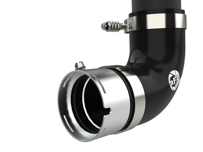 BladeRunner 2-3/4 Inch Aluminum Cold Charge Pipe Black Ford Bronco 21-26 V6-2.7L (tt) aFe Power-4