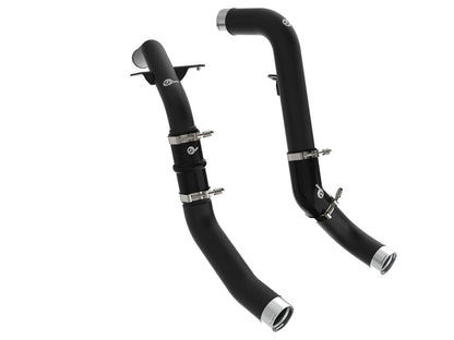 BladeRunner 2-1/2 Inch & 3 Inch Aluminum Hot and Cold Charge Pipe Kit Black Ram 1500 20-23 V6-3.0L (td) aFe Power