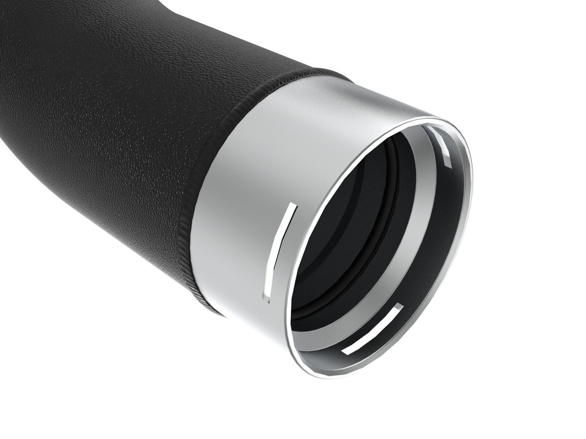 BladeRunner 2-1/2 Inch & 3 Inch Aluminum Hot and Cold Charge Pipe Kit Black Ram 1500 20-23 V6-3.0L (td) aFe Power-3